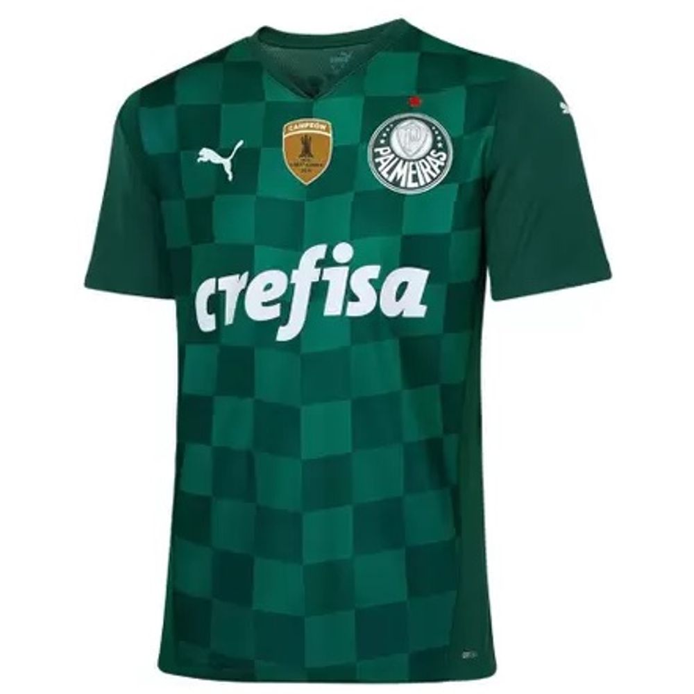 Camisa Palmeiras Puma I 21/22 + Patch Libertadores Palmeiras