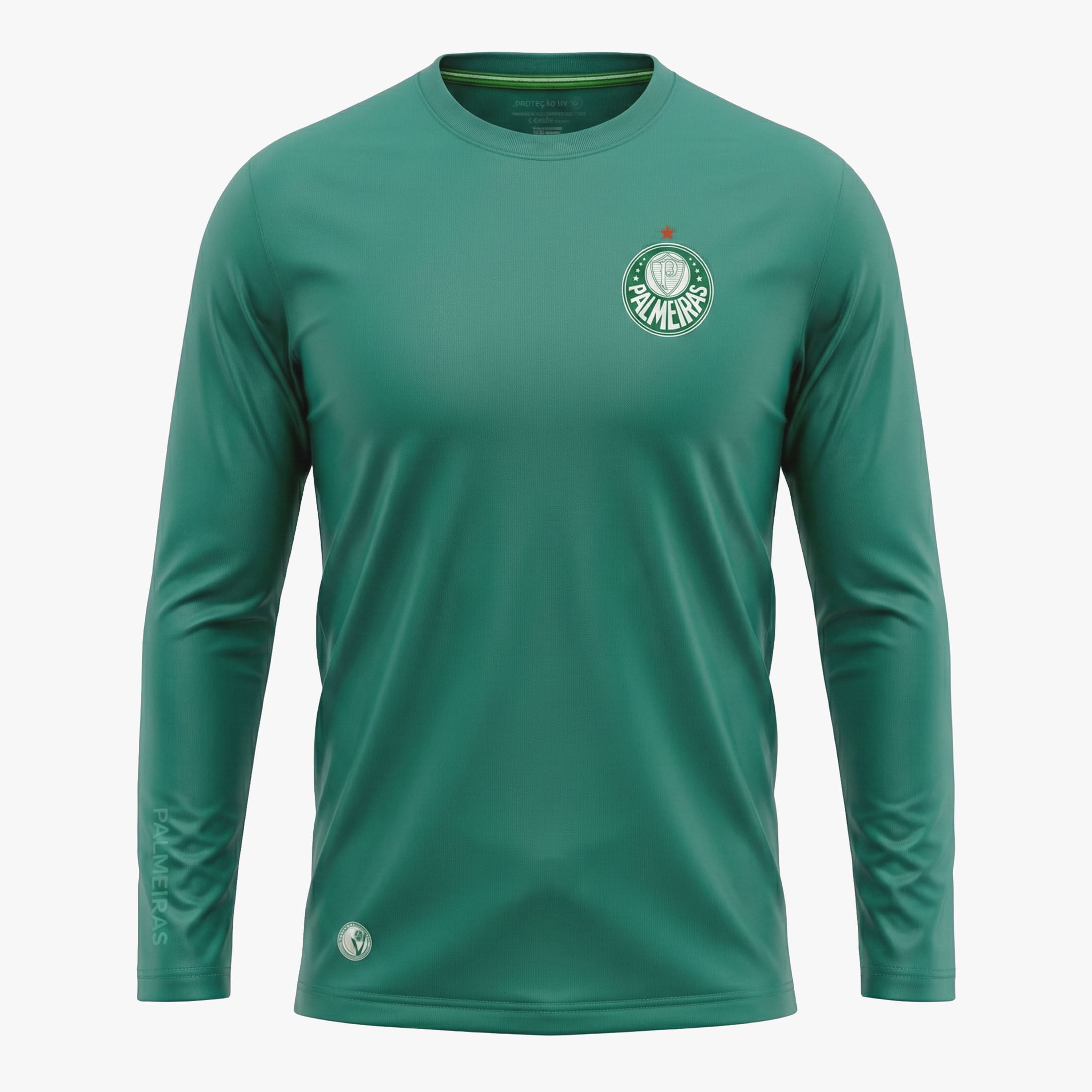 Camiseta Manga Longa Palmeiras 1914 UV50 Juvenil