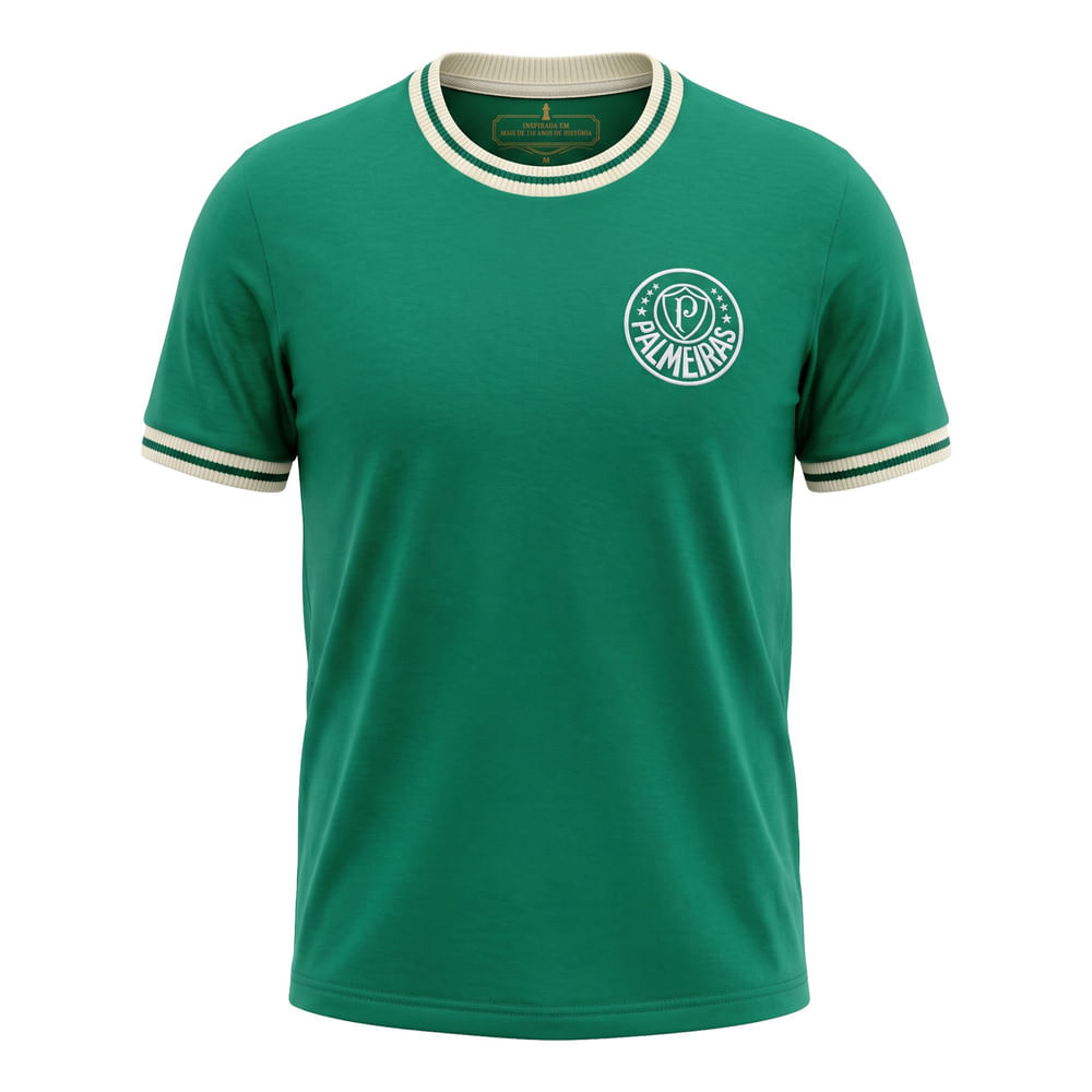 Camiseta Palmeiras Retrô Nostalgia 1976 Masculina